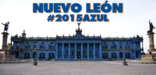 ¿Y ustedes de que color ven el Palacio de Gobierno?
Nosotros ya lo empezamos a ver #AZUL