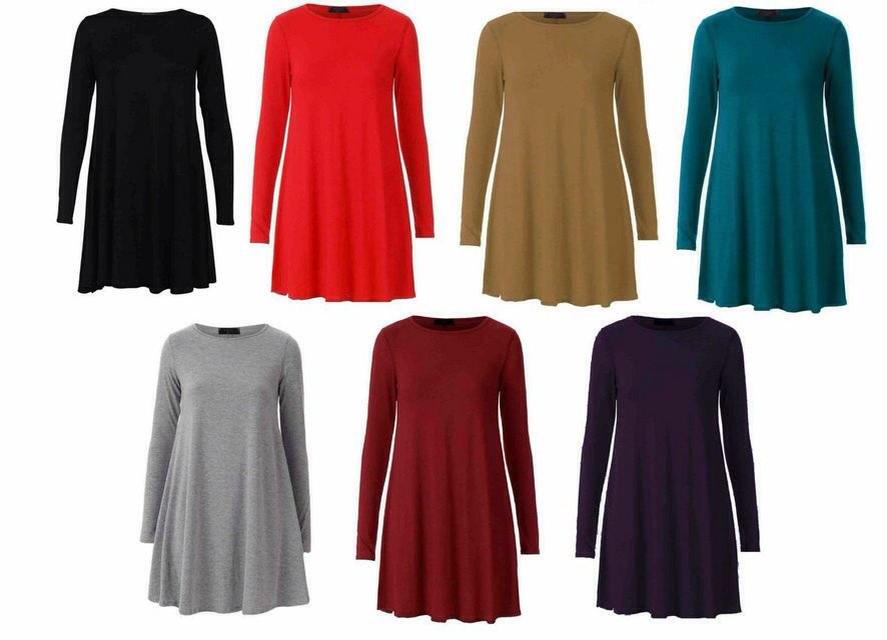 ladyukltd's tweet photo. £8.00 New Womens Plain Long Sleeve Stretch A Line Skater Flared Swing Dress http://t.co/eqGdyE3AnG @eBay_UK @eBay_UK http://t.co/mVT18x3WSo