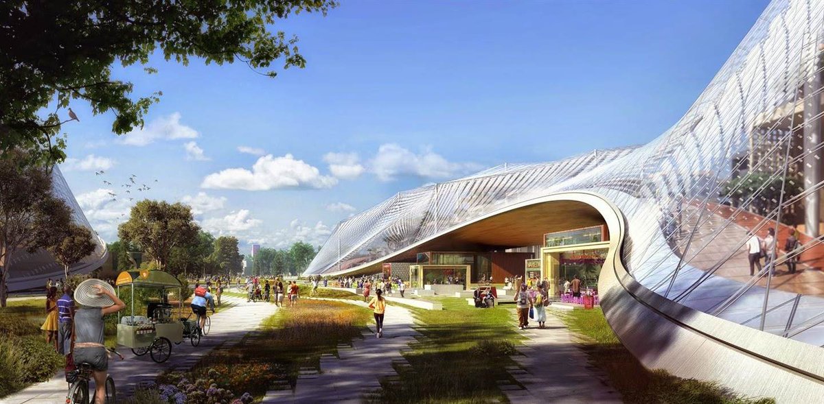 NBCNews's tweet image. Google unveils plans for futuristic and vastly expanded new HQ  nbcnews.to/1Bpm7Ut