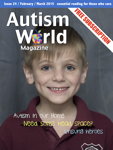 AutismWorldMag's tweet photo. #Autism World Magazine Feb/March 2015 Issue number 24.  Free Because We Care: http://t.co/Rv2W1bew8S http://t.co/Cmg3mRUgVK