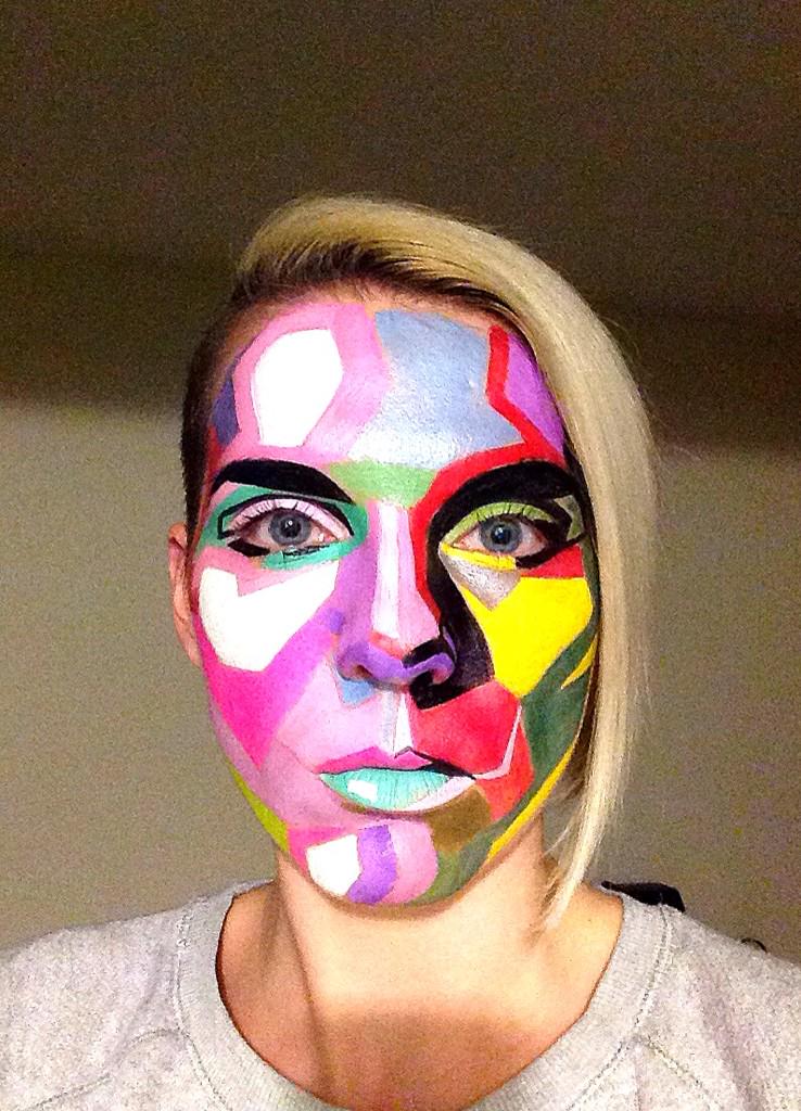 Inspired by Alexander Khokhlov #khokhlov #art #abstractart #facepainting