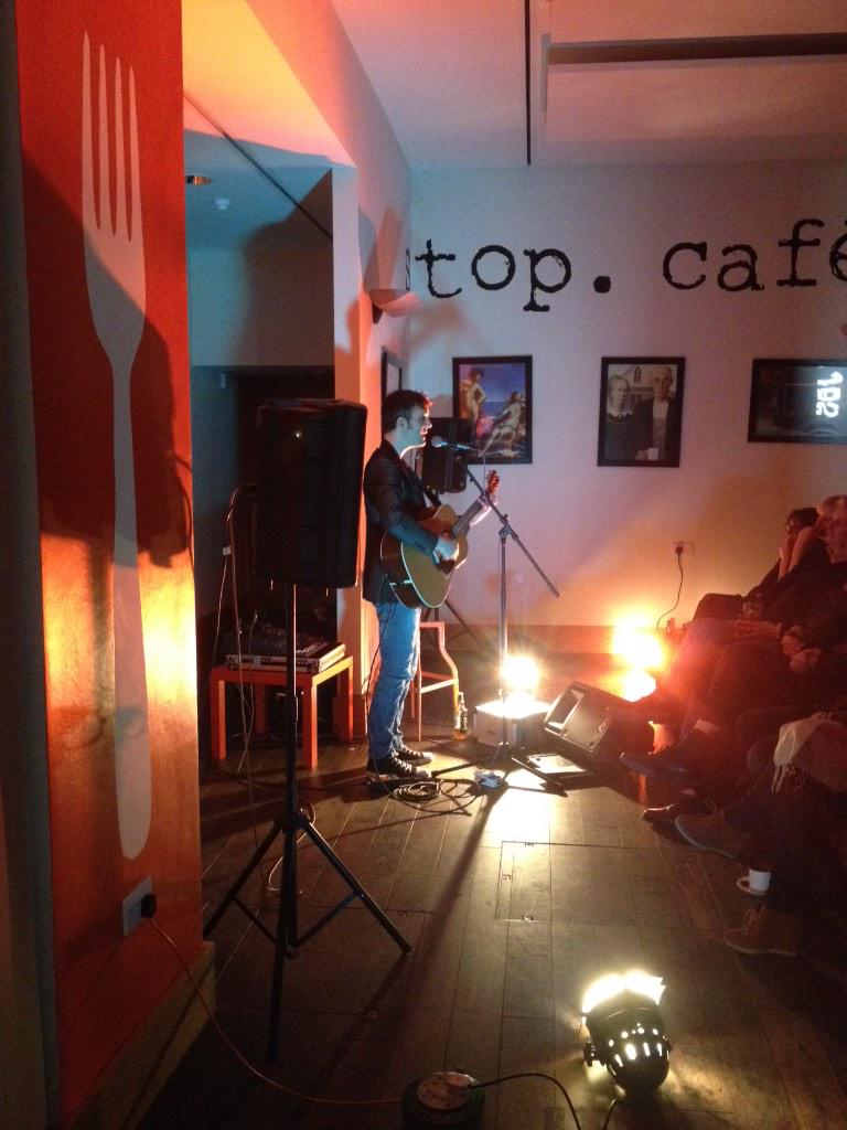 HickmanMusic's tweet photo. Great gig @stopcoffeeshop last night http://t.co/bqKS3W0NIz