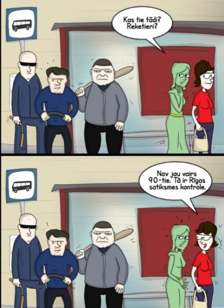 Reketieri atgriežās kontroles paskatā.