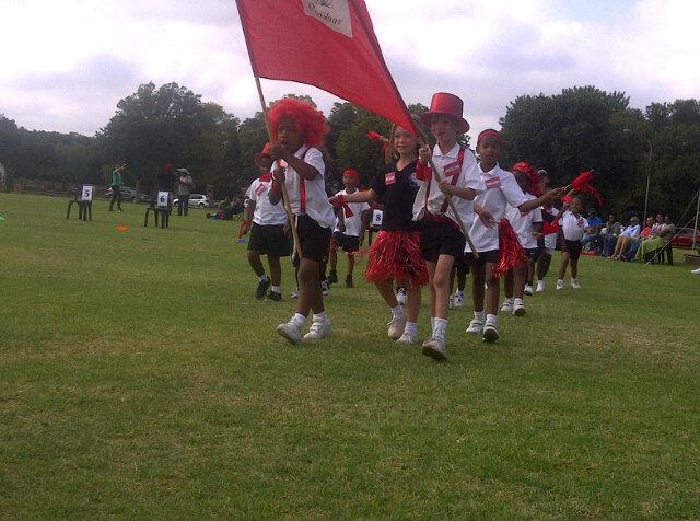 JessicaKable's tweet image. Jacaranda College - First athletics day. Charlie in team "Spartan"