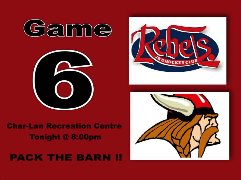 CharLanRebels's tweet image. Let's Pack the Barn !! 
#Game6 #PlayoffHockey #Rebsnation