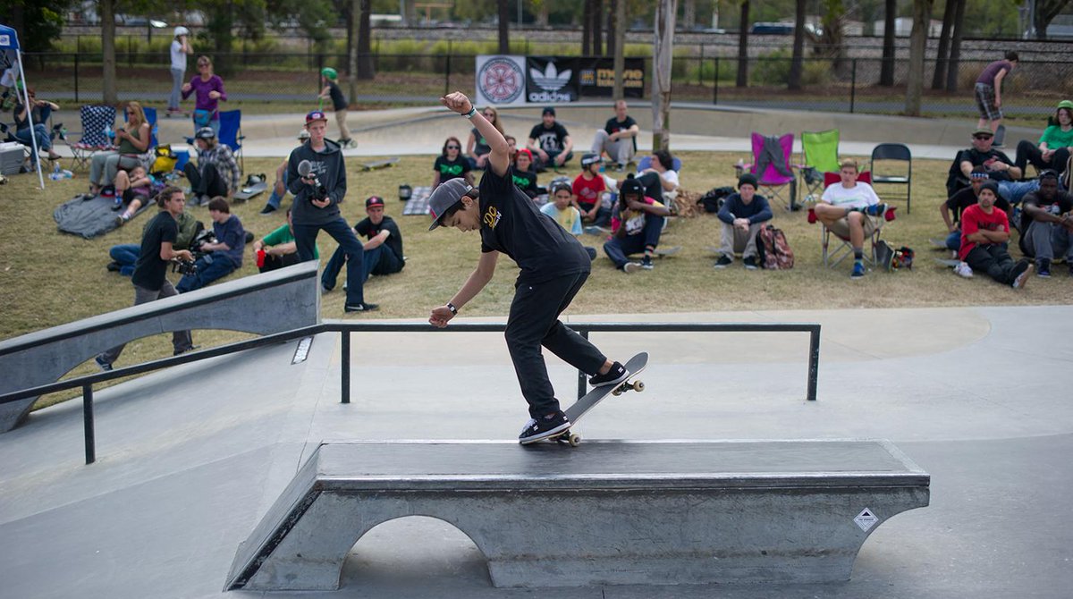 15-year-old Angelo Caro flew all the way from Lima, Peru, to compete at #TheBoardrAm Tampa today!