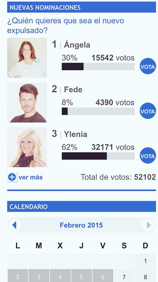 TodosconChari's tweet photo. Está claro a quien queremos fuera, no vamos a permitir una derrota más de nuestro grupo #TeamChirlas #VIPYlenia http://t.co/fV2PCJelf2
