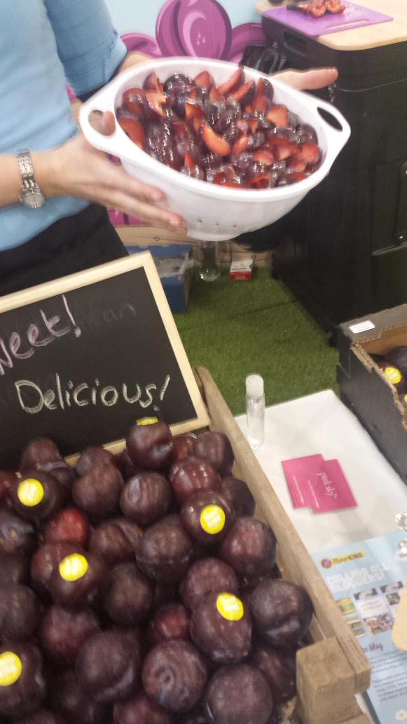 emmaink's tweet image. Lovely #flavorking plums at the bbc goodfood festival! @GFEatWellShow
