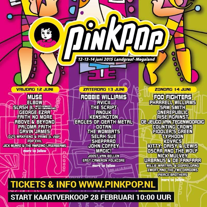 Nog ff wachten, maar kaarten in the pocket #pinkpop2015 #zinin
