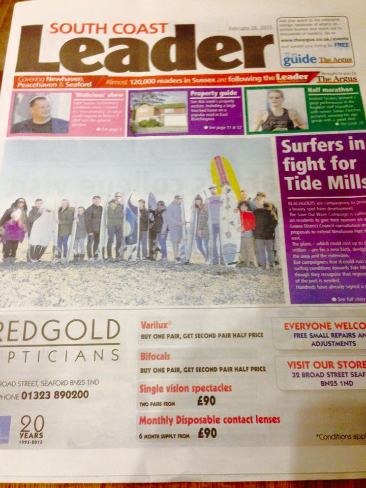 SaveOurWave's tweet image. Front page for the campaign LAST WEEKEND TO SIGN OUR PETITION. Pls retweet and sign here:
bitly.com/17rYH4n