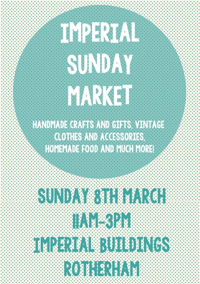 vintagedollsuk's tweet photo. Come down to our first Imperial Sunday Market on 8th March! #rotherham #imperialbuilding #rotherhamiswonderful http://t.co/6wPfQVgHSC