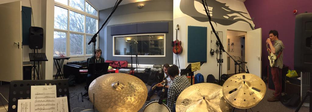TheSmjc's tweet photo. Some SMJC regulars recording Rob Johnston's music today!! http://t.co/pVIyaGzLbN