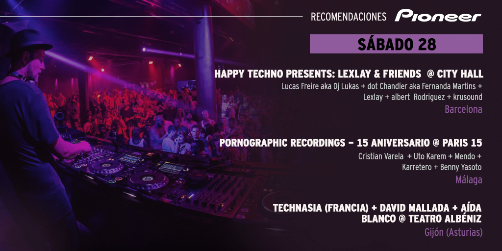 PioneerSpain's tweet photo. Seguimos con planazos! @CityHall7 @TeatroAlbeniz @LexlayMusic @deejaylukas @cristianvarela @UtoKarem @technasiatweets http://t.co/sosx1r3QVe