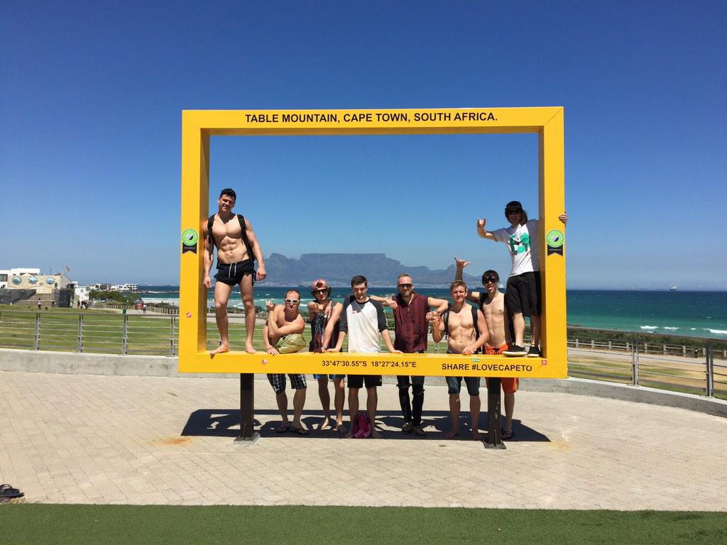 Cape Town with the boys!! #capetown #africa <a href="/samreynolds26/">Sam Reynolds</a> <a href="/Matt_Macduff/">Matt Macduff</a> <a href="/tomgrundymedia/">Tom Grundy</a>