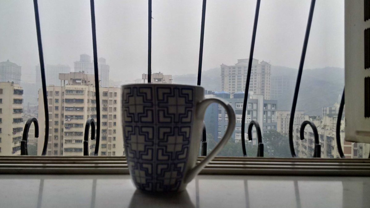 r_kartik's tweet photo. Hot cup of coffee. Prateek's music. Awesome weather. Nice saturday evening. All things good :) @prateekkuhad http://t.co/SXY1sIpW1B