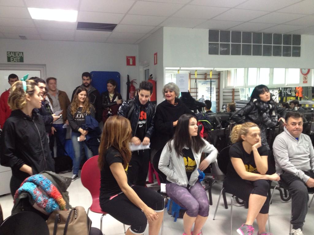 Antes del #reto #TrxSantander en bm estudio de entrenamiemto!