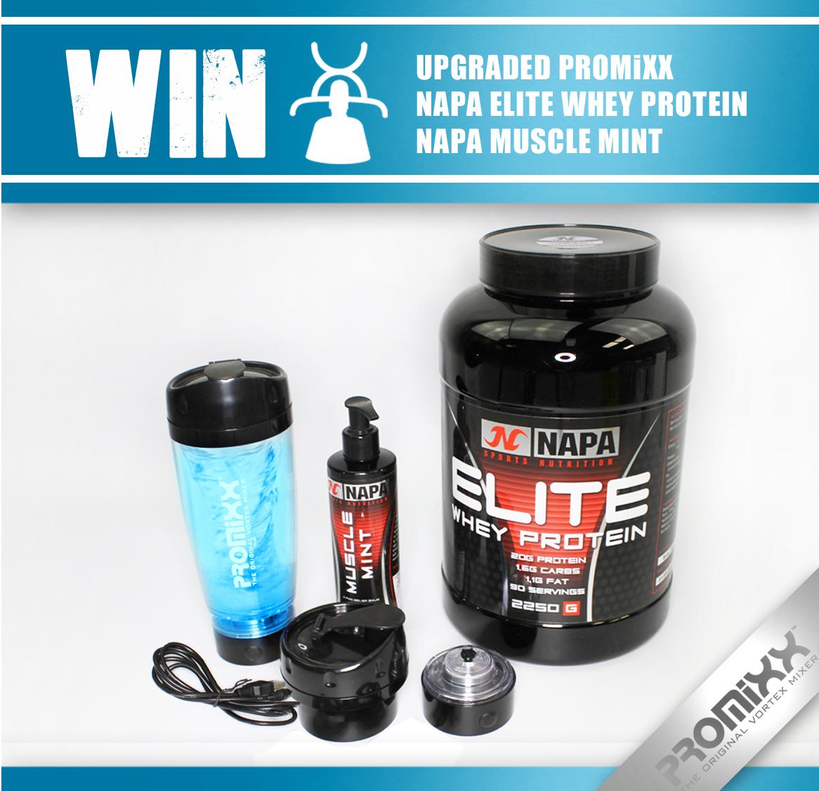 promixx's tweet photo. #COMP F&amp;RT us &amp; @nsn_supplements L&amp;SH on FB 2 #WIN a PROMiXX &amp; Napa protein &amp; muscle mint #fitfam #gym #fitness #fit http://t.co/SawcReeJ5H
