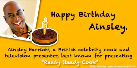 Star Chef wishes Ainsley Harriott  a \"Happy Birthday\"     