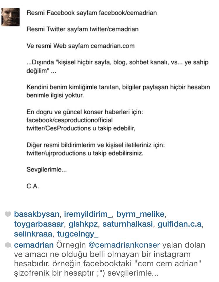 cemadrian's tweet photo. sahte hesaplar hakkında önemli... http://t.co/qBAHxdG9tz