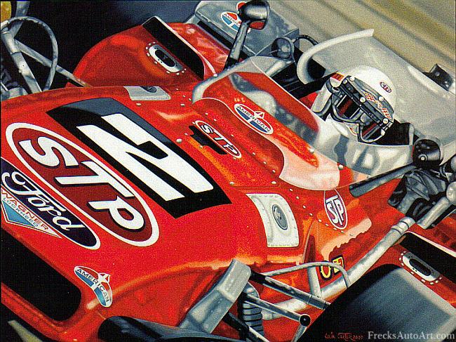\"Destiny\" by Colin Carter of racing legend Mario Andretti. Happy Birthday to 