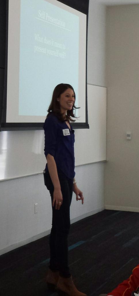 AllStarCode's tweet image. Elissa Weinzimmer teaching our boys self presentation skills! #WorldofCoding