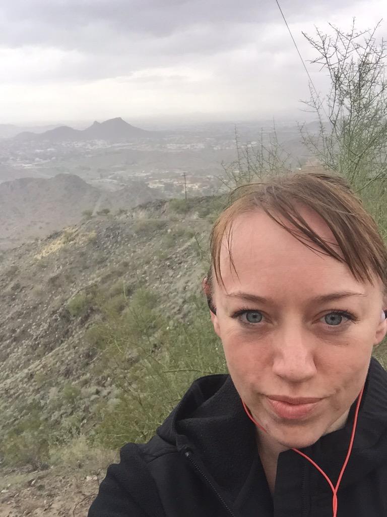 abbynp98's tweet photo. First day back working out. Great day for a hike, rainy overcast. Such physical happiness! http://t.co/IsbqUZV1Yh