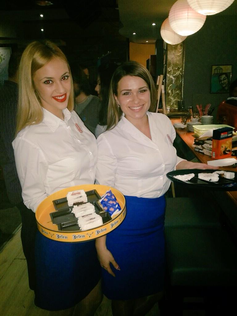 WebizConference's tweet photo. Stigle su i @MnogoKul devojke. Spremite se za slatke zalogaje ;) #ZrUP #webizup #webiz http://t.co/CQL6IREmNF