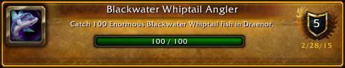 Capitandestro's tweet photo. Porca l'oca! I just earned the [Blackwater Whiptail Angler] Achievement! #Warcraft http://t.co/g7ebNkHDRv
