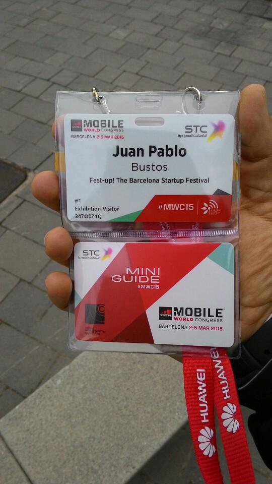 bustosjp's tweet photo. Ready to start an awesome week #mwc15 &amp; #4yfn thx @ubiquamobile w/ @festupbcn @barcinno https://t.co/Q4ftZzUTMm http://t.co/DIdrdamzZw