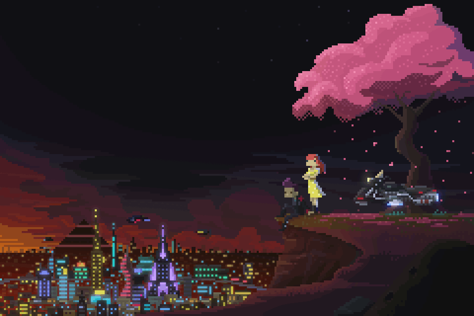 PixelProspector's tweet photo. "Cyberpunk Pixel Art" by @jasontammemagi 
(Animated GIF's)
http://t.co/x5HwmQZDHy #pixelart http://t.co/RynIRQT4Sd