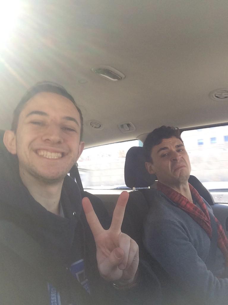 En route to our first gig! See you soon Bristol, CT! <a href="/AndyDegan/">Andy Degan</a> #NoahBerg