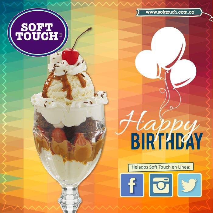 En #SoftTouch celebramos la vida, nos encanta verte sonreir y endulzar tu cumpleaños