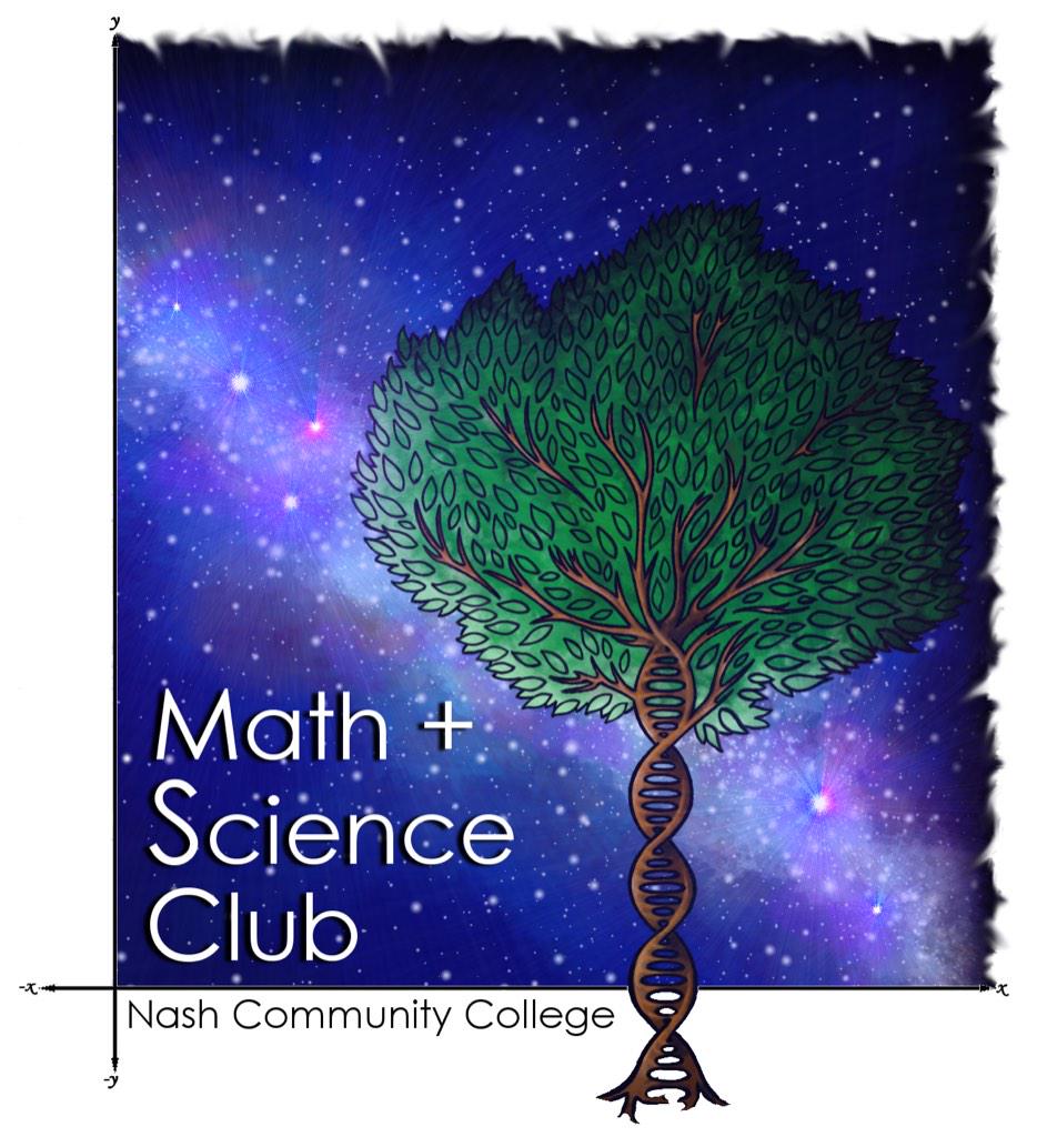 This is the design I created for the <a href="/NashCC/">NashCommunityCollege</a> Math &amp; Science Club T-shirt!
