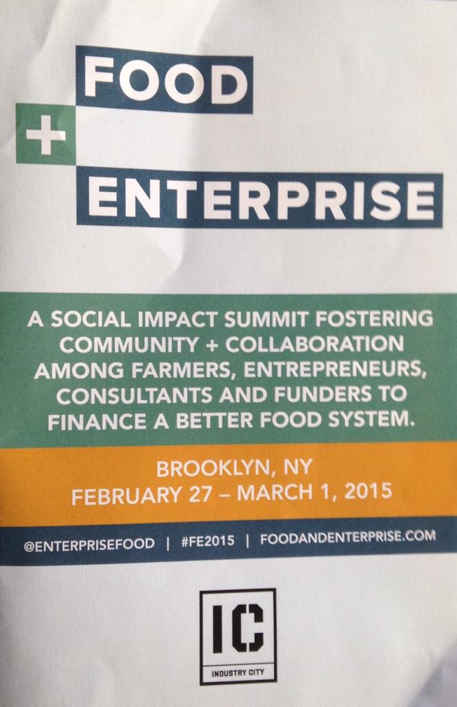 ClaireHartten's tweet photo. @enterprisefood Food+Enterprise summit NYC. Panel on emerging gov resources. Linda LaViolette, Challey Comer, et al. http://t.co/00Tng8tZjo