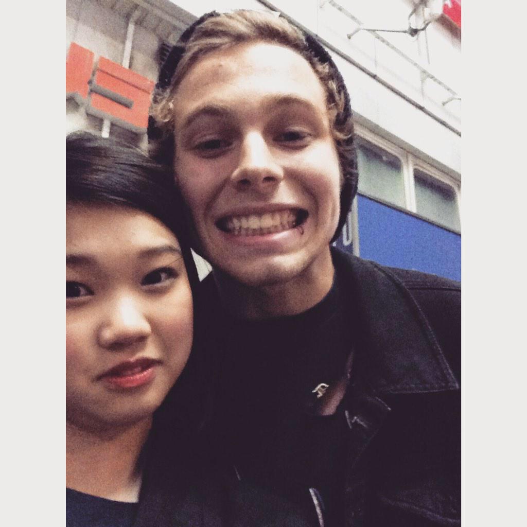 Luke with @sosjpx in Tokyo tonight - Feb28 #vote5sos #KCA