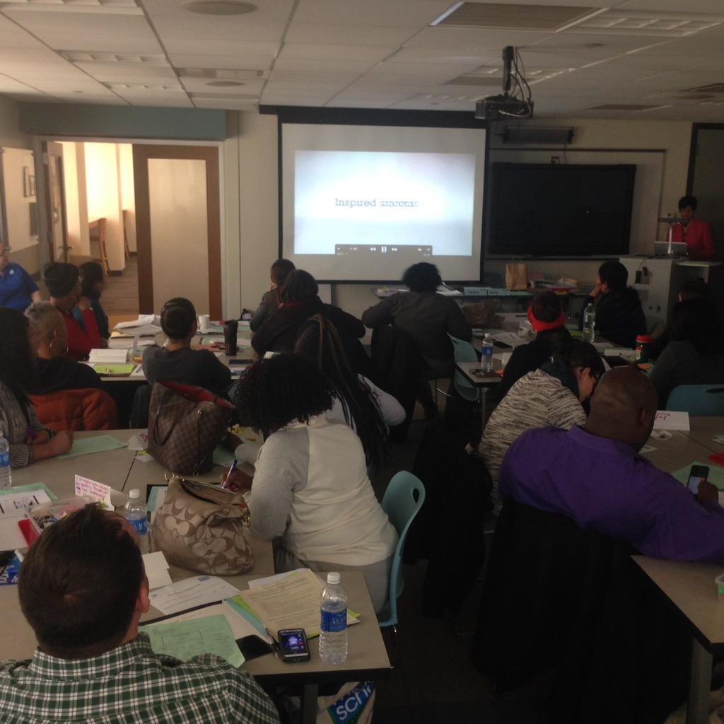 UFTMS_Division's tweet photo. "The Learning is in the Struggle" Mathematics in the classroom! @UFT #UFTMiddleSchoolConference http://t.co/kuiYim3HiP