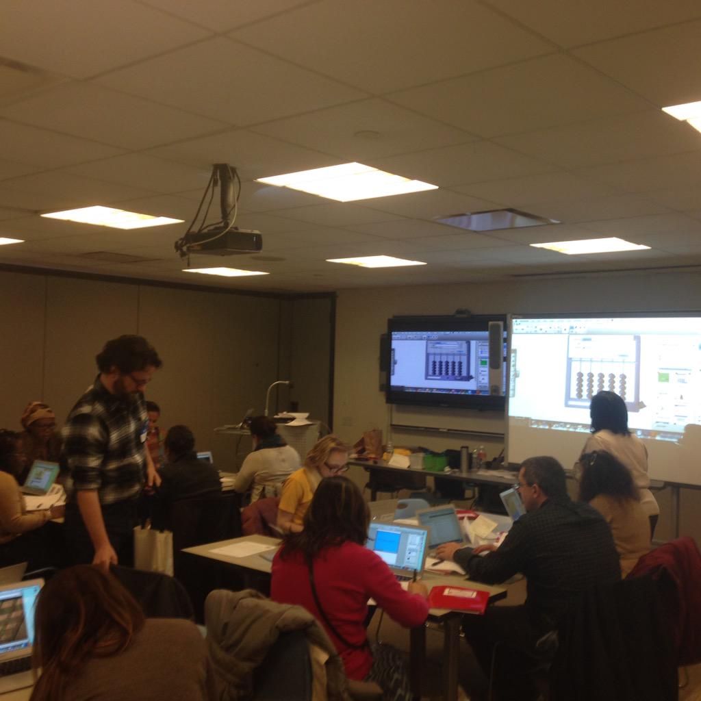 UFTMS_Division's tweet photo. Smartboard training: #AllKidsNeed Technology in their classrooms! #UFTMiddleSchoolConference http://t.co/qRUguFcnDp