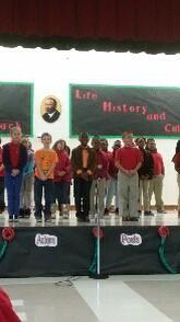 Davisstjohn's tweet image. GMMS Black History Program!!!! #reflectingonhistory