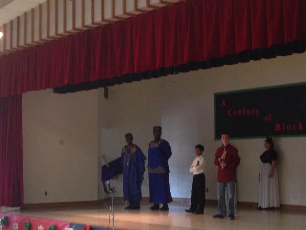 Davisstjohn's tweet image. GMMS Black History Program!!!! #reflectingonhistory