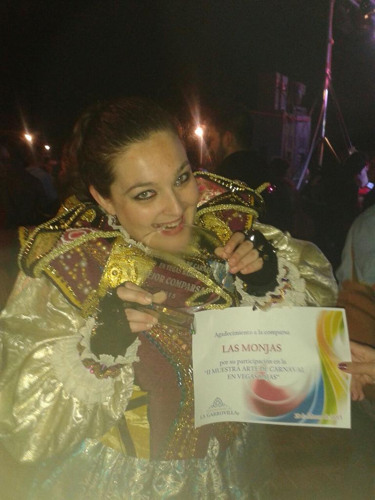 Premio a Mejor Comparsa en La convivencia de La Garrovilla!!!  <a href="/Comp_Las_Monjas/">Comparsa Las Monjas</a> cada día más y mejor!!
