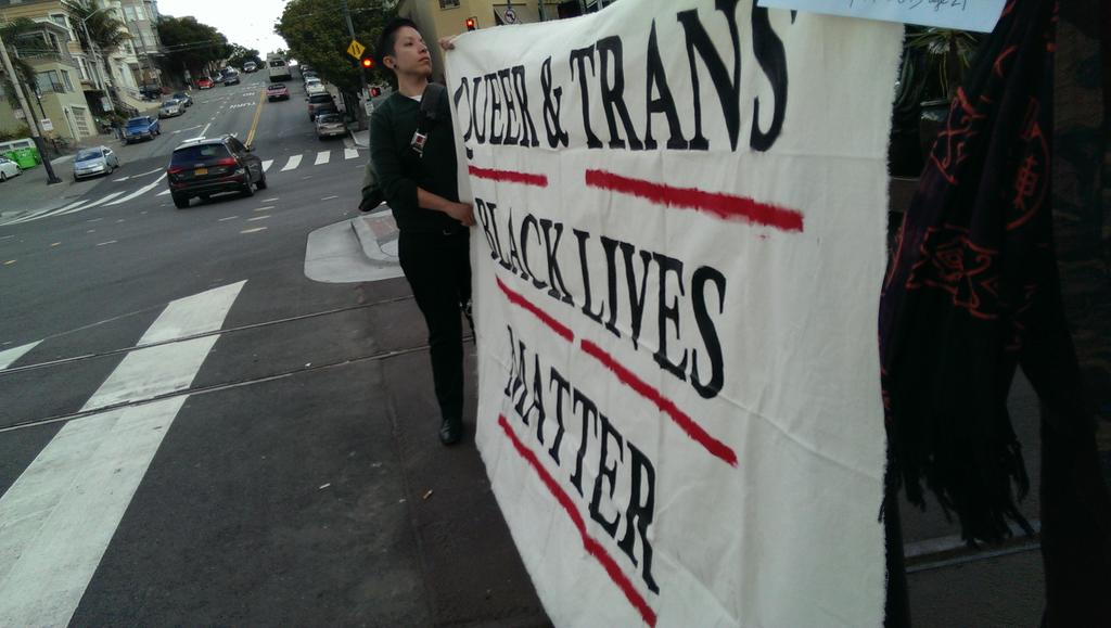 QTPOCLiberation's tweet photo. Our banner from #shutdowncastro has made an appearance. #CallOutCastro http://t.co/8ILH2SXTR5