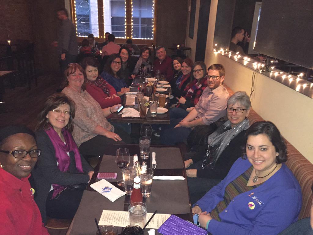 ssmithAMC's tweet image. Post #hpm15 @AAHPM staff celebration dinner 😄