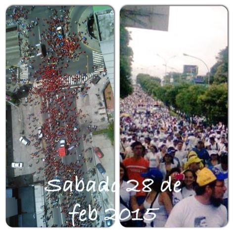 Manifestación pro Maduro y anti Maduro B-9AaymWwAEhu6o