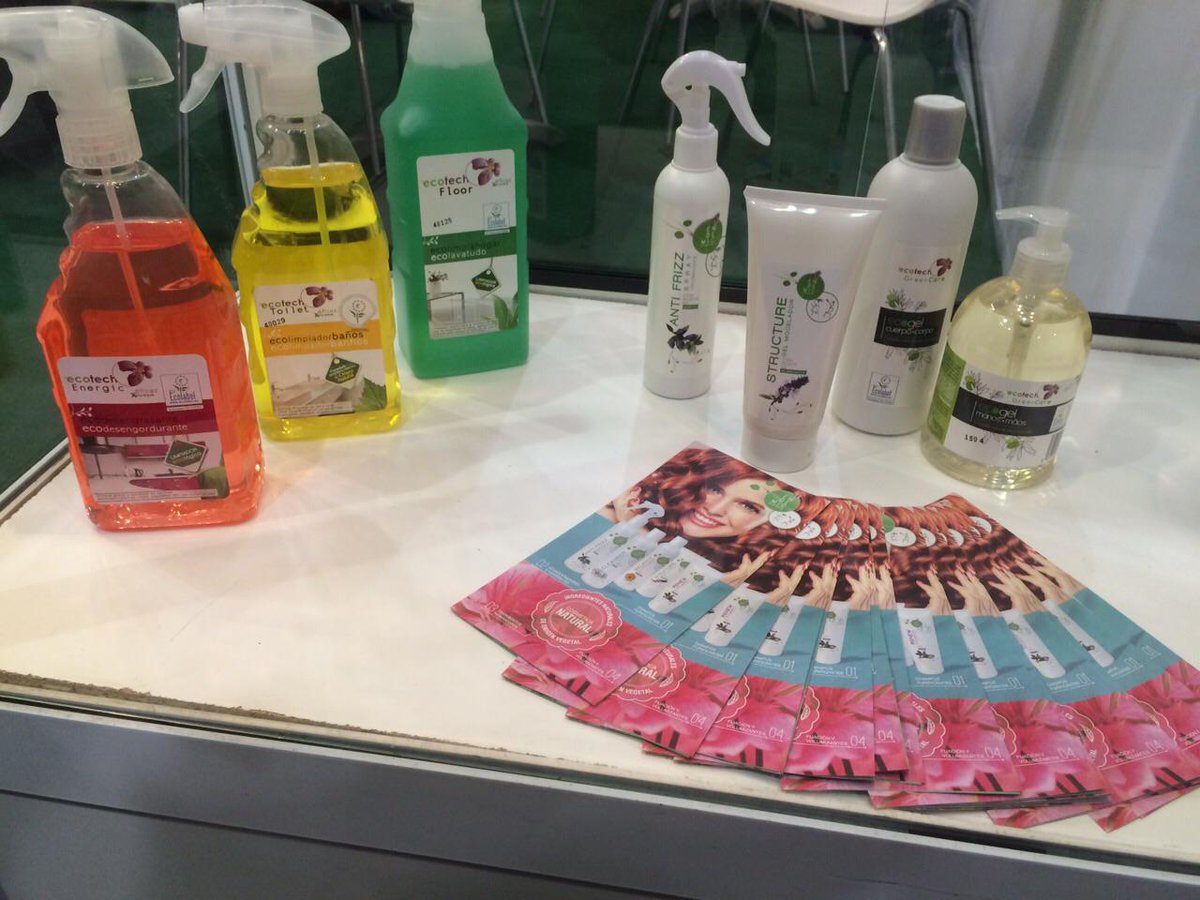 EndemicBiotech's tweet photo. La gama de #LimpiezaEcológica #Ecotech en @biocultura Valencia hasta el domingo, n el stand 24 del @granerointegral. http://t.co/CBgRNAx7fJ