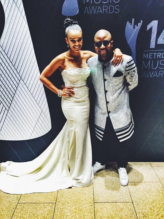 TRACE_Inter's tweet photo. What are your thoughts about @CassperNyovest &amp; his #blackcarpet swag at the @METROFMSA awards? @PearlThusi = flawless http://t.co/7zdD8pIafy