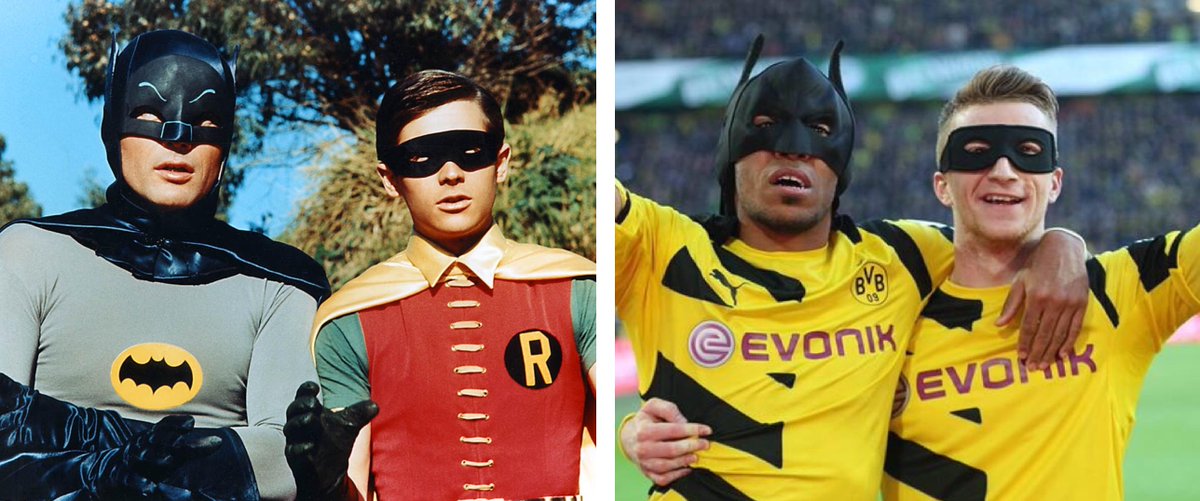 ApoyoMR11's tweet photo. Batman y Robin. http://t.co/P2YQJCrXLx
