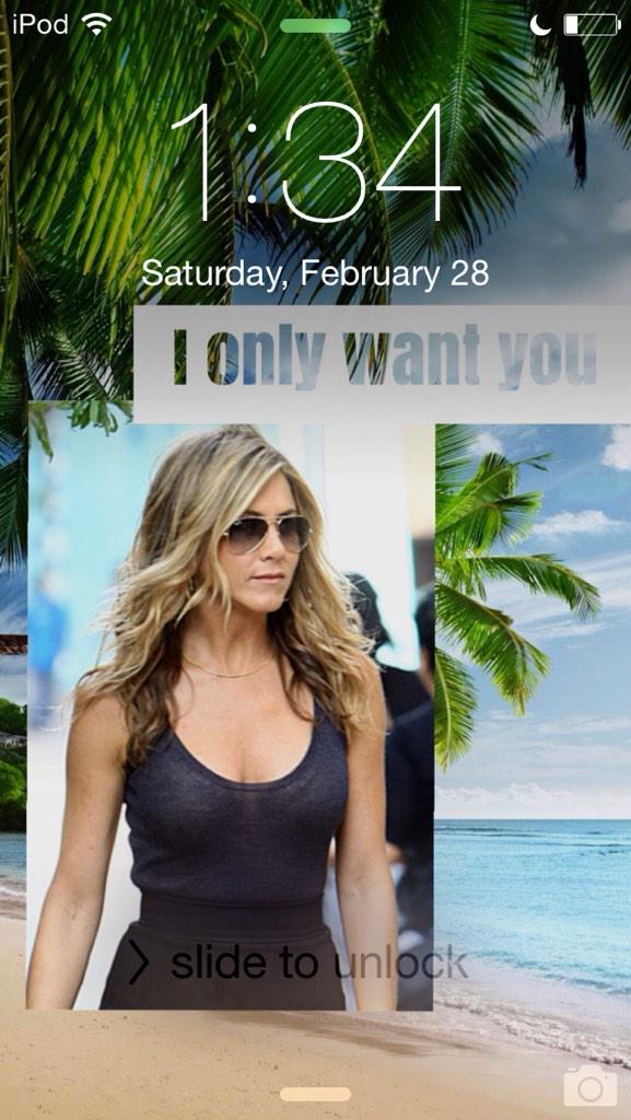 lockscreensofc's tweet image. jennifer aniston lockscreen 

retweet if you want it and I'll dm it to you