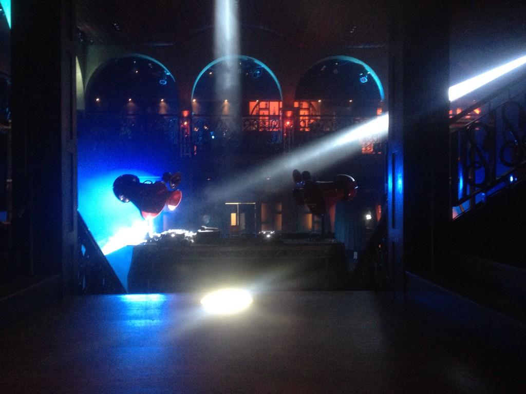 DJ box and dance floor look good with <a href="/VoidAcoustics/">Void Acoustics</a> @HOUSEKEEPINGLDN