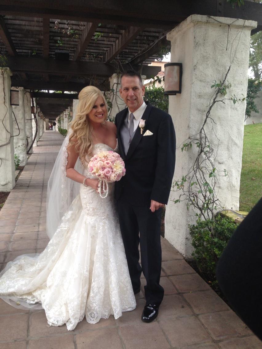 Baby girl got married yesterdat #proudpapa