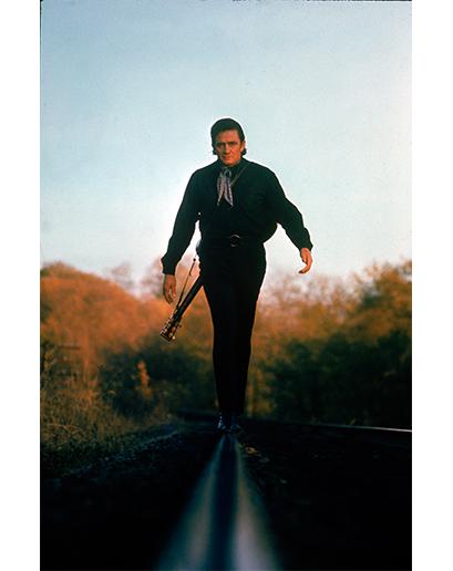 johnny cash dress in black He Heard The Train A-Comin': Johnny Cash at 90